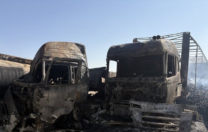 انفجار تانکر سوخت در یزد؛ یک فوتی و چند مصدوم با سوختگی شدید